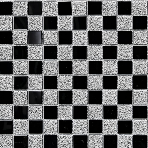 Silver+black