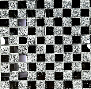 Silver+black