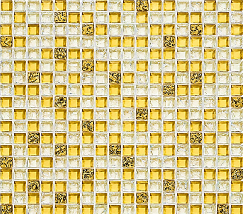 Мозаика стеклянная GOLD-1 (300х300)